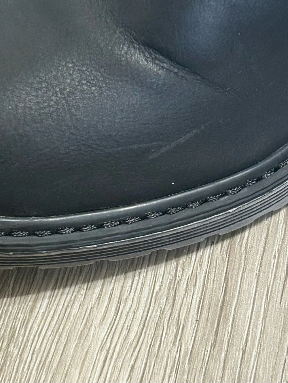 White Mountain Black Quilted Ankle Boot with Buckle Detail Size 6.5